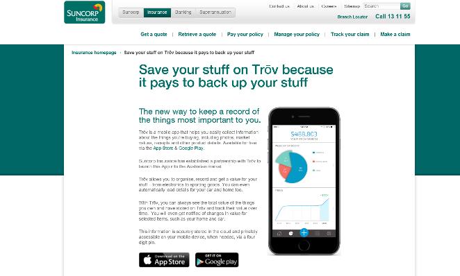 Trōv is a new technology platform created by an InsurTech start-up, designed to give consumers insurance for their