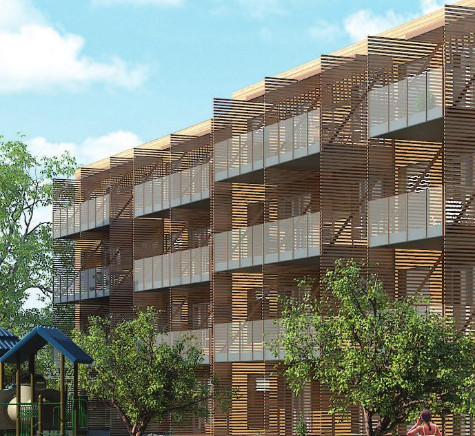 Quarterly Report 3/2015 Moelven ByggModul will deliver 52 apartments in Fjeldsetlia Park in Elverum.