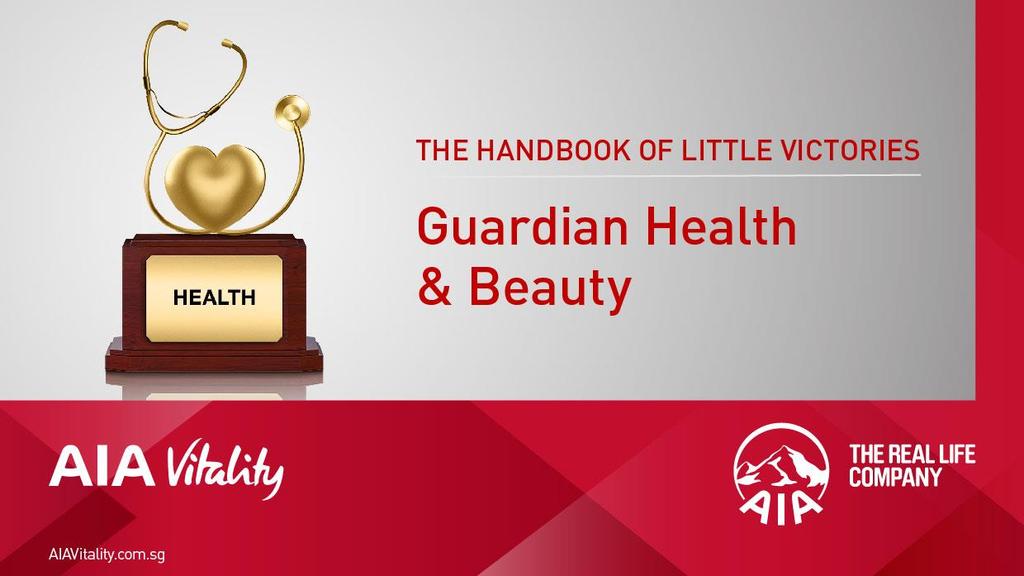 Overview Earn AIA Vitality Points for completing a Vitality Health Check at selected Guardian Health & Beauty stores with Pharmacists. Who may use this Benefit?
