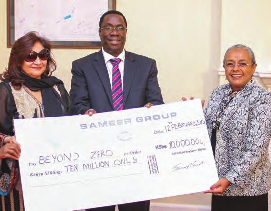 First Lady Margaret Kenyatta receives Kshs 10 Million in
