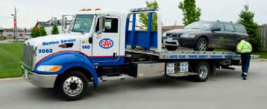 SERVICES PROVIDED Battery boosts & sales Fuel delivery Towing Flat tire service & repair Lockout service Winching TOWING SERVICE CAA Emergency Roadside Service is available 24 hours a day, 365 days a