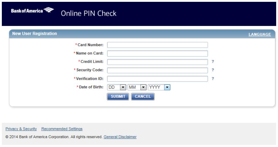 4. You will then be asked to create a User ID and Password which will be used each time you wish to log in to the Check website. What happens if I exceed my tries at an ATM or payment terminal?