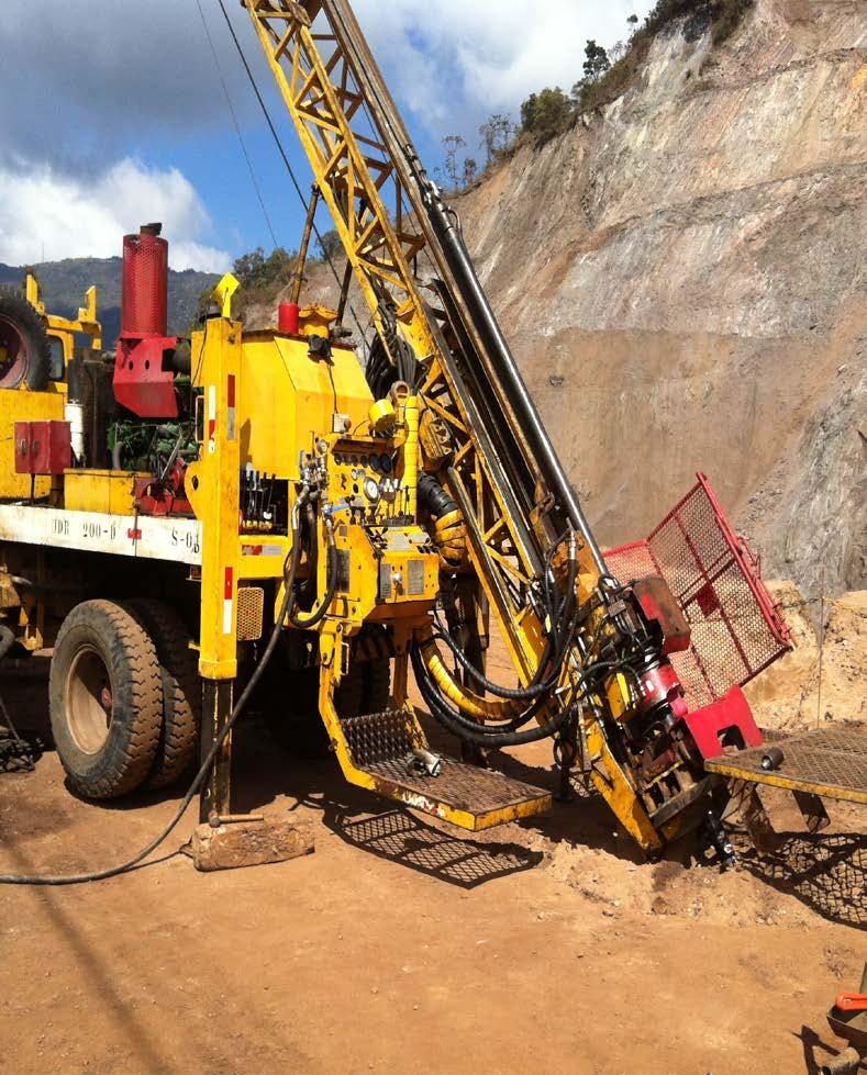 Drilling Underway at Posse New program to determine depth extent / potential of newly discovered set of haematite