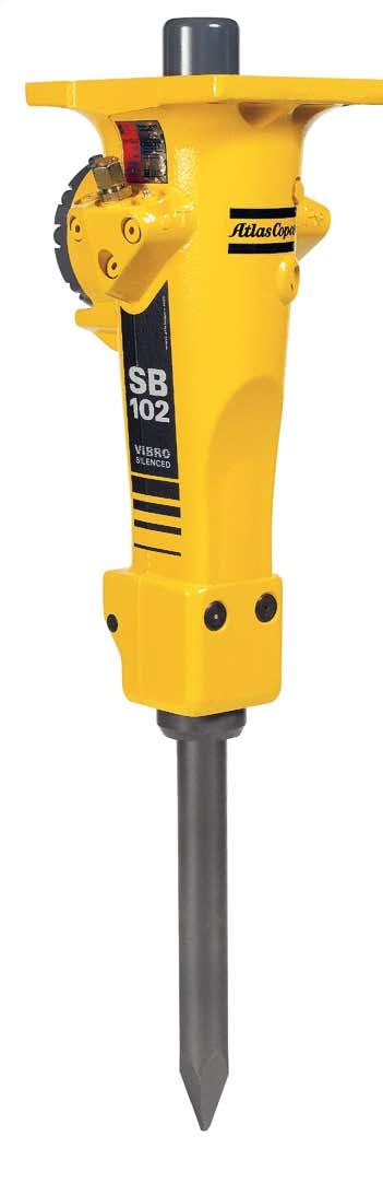 A new small hydraulic breaker with improved productivity.