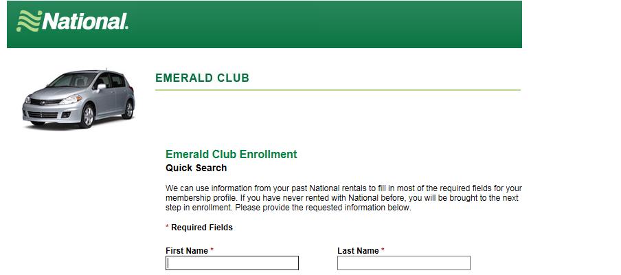 Leave the Source Code alone. Step 5: Complete the Emerald Club Enrollment form.
