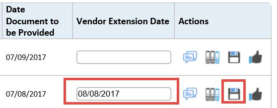 The user can also request an Extension Date at the expiration of the