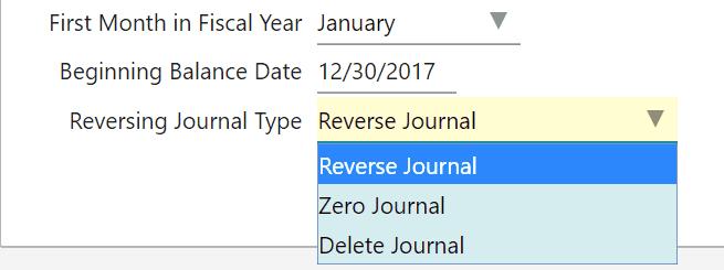 Introduction 7 Reverse Journal: This option leaves the original journal alone and creates a new one, negating the entries of the original journal.