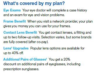 VISION PLAN Annual Exam: $10 Copay Lenses (every 12