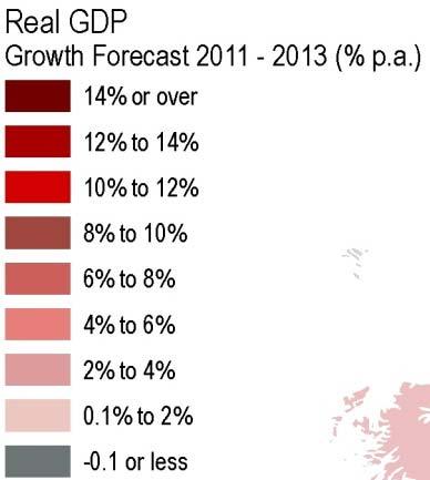 GDP Growth Forecast 2011-2013