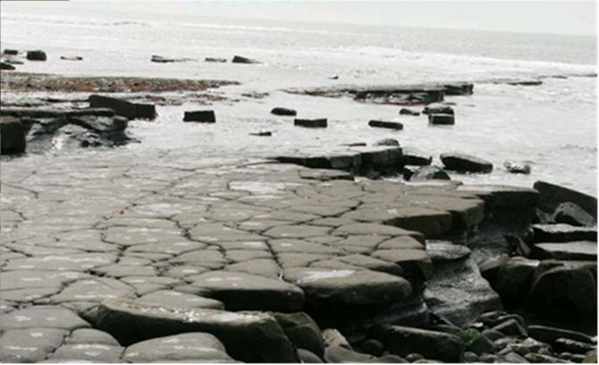 Limestones at Kimmeridge Bay, Dorset v