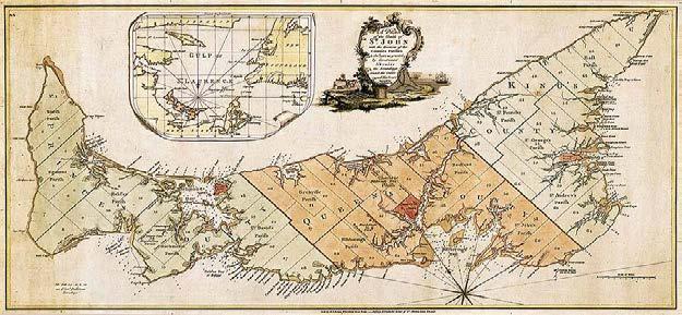 Samuel Holland s Survey of the Island of St. John Captain Samuel J. Holland surveyed and mapped Prince Edward Island, then known as the Island of St. John, between 1764 and 1766.