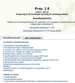 Following the budget year, the Ministry of Finance is publishing the state accounts. The state accounts can be found on the Government s website. https://www.regjeringen.