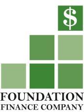 Foundation Finance Company (Foundation First Funding in NY, OK, PA, VT; Foundation Credit Company in NE) Dealer Agreement This Dealer Agreement ( Agreement ) is entered into this day of, between