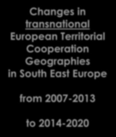 South East Europe from 2007-2013 Danube
