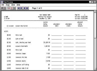 The General Ledger Report System