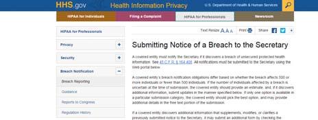 82 HHS Wall of Shame HHS posts list of those with breaches involving more than
