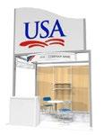 The USA Pavilion offers prestige and visibility!