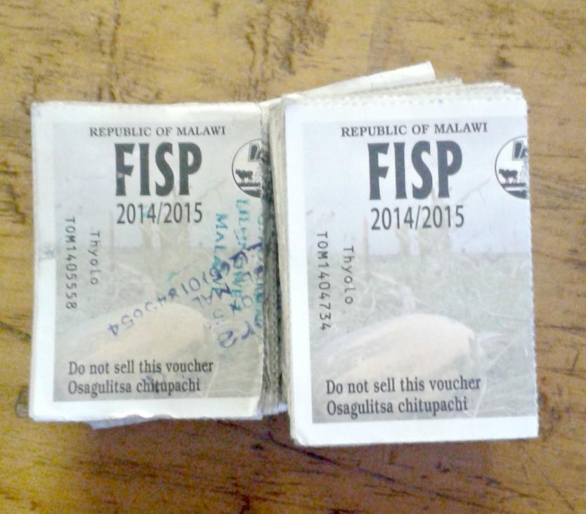 2014/15 FISP coupons The implementation of the FISP is a complex undertaking with significant logistical and organisational tasks with critical deadlines within the farming season. Every year 1.