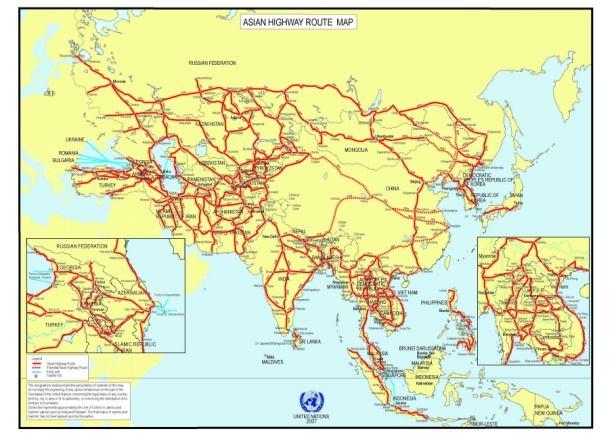 4. ADB s s Recent Initiatives (Part 2) Region-Wide Project Pipeline Asian Highway (AH) / Trans-Asia Asian