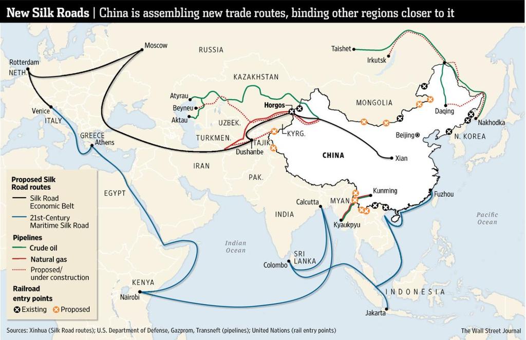One Belt, One Road Regions The One Belt, One Road regions include Russia, the Netherlands, France, Germany, Belgium, Poland, Belarus, Turkey; South