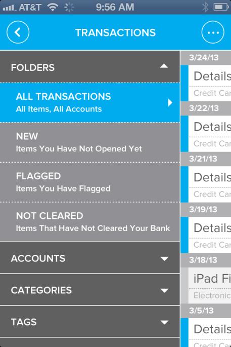 Your first time viewing transactions, you should already have a transaction history.