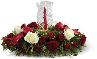 6"h x 21"w (15h x 53w cm) 12-C3 The FTD Holiday Wishes Centerpiece This is an all-around