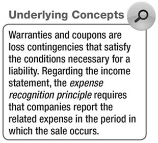 Loss Contingencies Premiums and Coupons Companies should charge the costs of premiums and coupons to expense in the period of the sale that benefits from the plan.