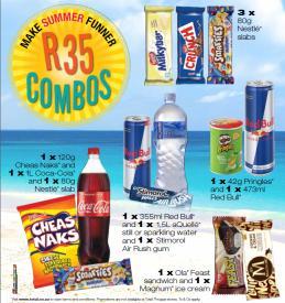 5 Prizes R35 Combos 1 Associated companies Total South Africa (Pty) Ltd Willards Tiger brands Mondelez Clover Ekhamanzi Ola Coca Cola 2 Commencement Date 01November 05 December 2017 3 Date