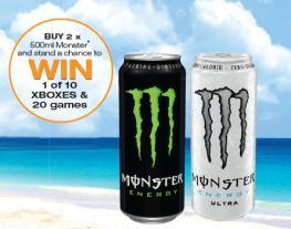 Selected Sites ) Buy 2 x 500ml Monster and