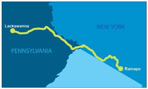 Project Compass Summary Proposed First Segment: 95-mile initial segment from Lackawanna, PA to Ramapo, NY Interconnection request filed with NYISO in October 2015 Estimated cost of $500 - $600