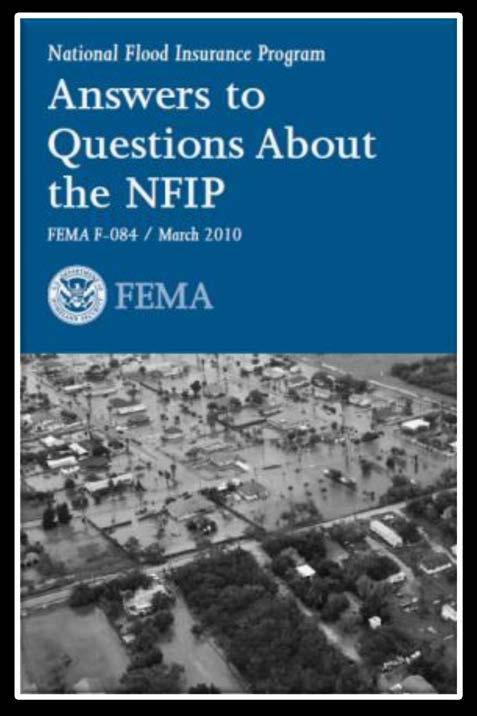 National Flood Insurance Program U.S. Congress established the NFIP with the passage of the National Flood Insurance Act of 1968: 1. FEMA produces Flood Insurance Rate Maps 2.