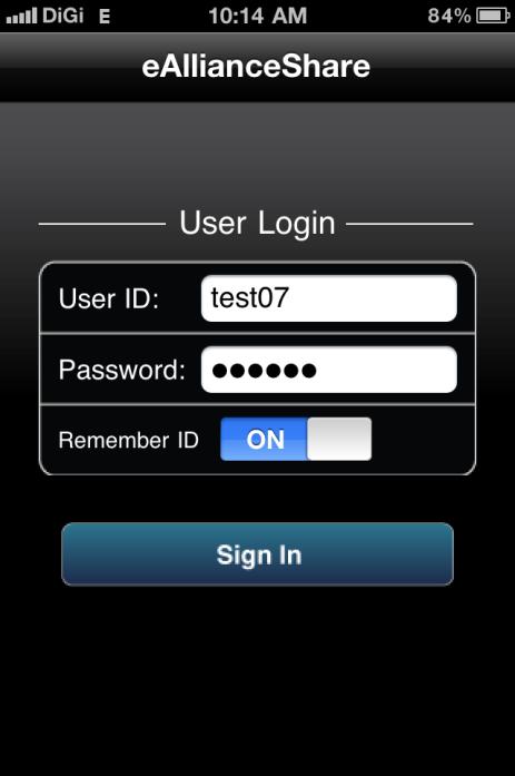 Select Remember ID to enable function. Figure 3.