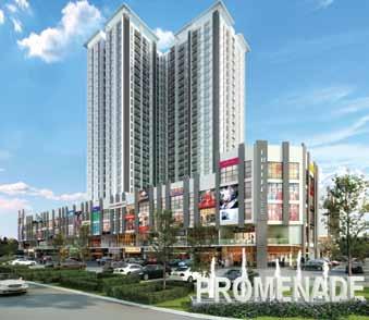 The Promenade at Bandar Bayan Baru, Penang, comprising 336 units of serviced suites with 37 units