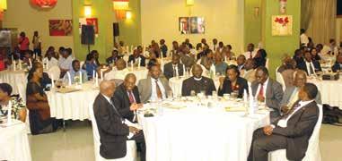 CPAs, Samuel Bisase (L), David Sserebe (C) and John Mpalampa, (R) share a