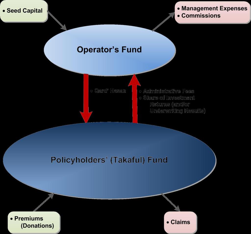 A second-tier capital assessment also is performed on a combined basis, including both the shareholders fund and the operator s fund.