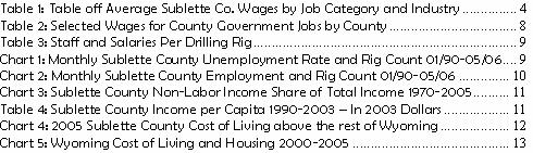 Table of Contents Summary of Wage Survey Findings... 3 Summary of Employment Data Findings... 3 Wage Survey Methodology... 5 Survey Findings... 5 Sublette County Employment Background.