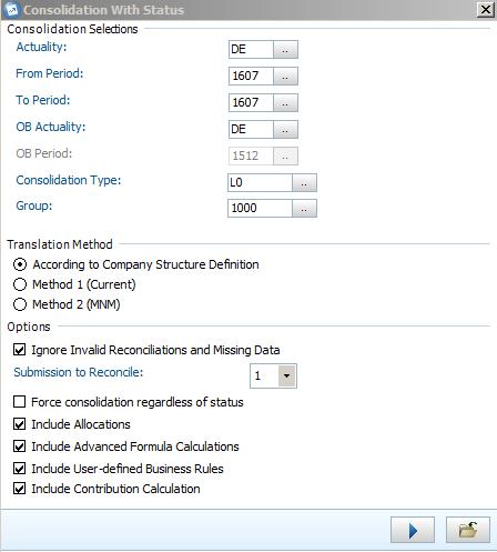 12 Figure 7 shows Consolidation with status filters Consolidation by Steps It is possible to run Allocations as a separate steps It is possible to schedule allocations as batch jobs It is important