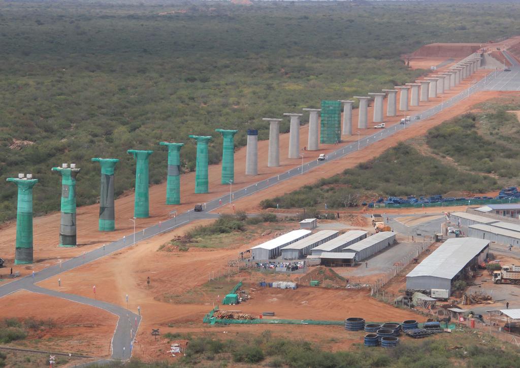 Kenya Railways Annual Report & Financial Statements for the financial year ended 30th June, 2015 SGR PILLARS The Mombasa-Nairobi SGR is the biggest infrastructure project in Kenya since