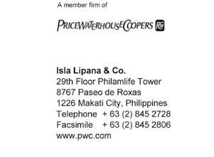 Independent Auditor s Report To the Board of Directors and Stockholders of Bank of the Philippine Islands BPI Building, Ayala Avenue Makati City www.pwc.