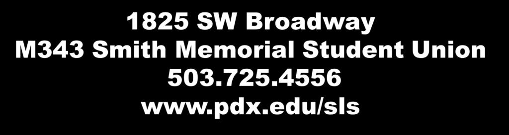 1825 SW Broadway M343 Smith Memorial