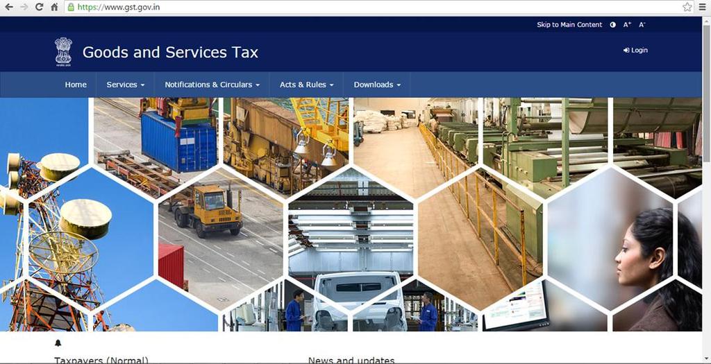 GST PAYMENT PROCESS For YES BANK Customers For generating challan and making payment customer shall access the GSTN portal https://www.gst.gov.in/.