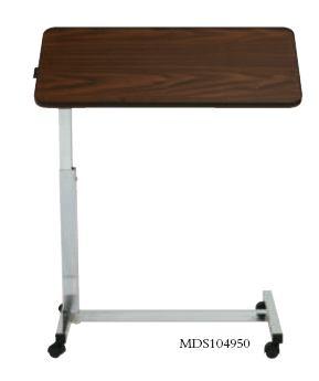OVERBED TABLES 6 MONTH WARRANTY: Casters Table top Height Mechanism Tilt Mechanism Wearable parts LIMITED LIFETIME WARRANTY: Frame Lifetime Limited Warranty Your Medline brand product is warranted to