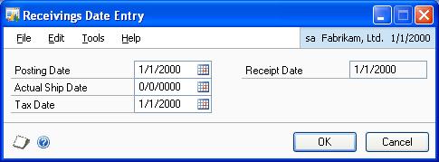 CHAPTER 4 TRANSACTIONS 3. Enter item and distribution information in the scrolling window, such as the quantity shipped, quantity invoiced, quantity previously shipped, and transaction amounts. 4. Enter a document date.