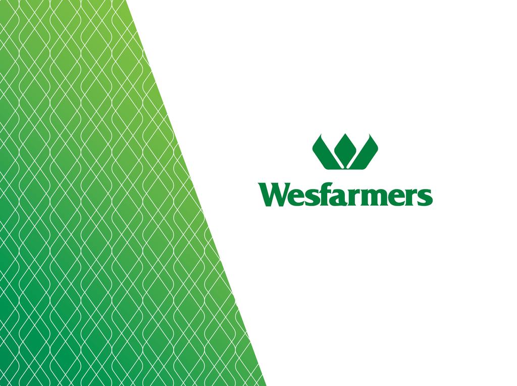 For all the latest news visit www.wesfarmers.com.