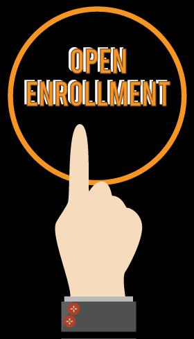 Open Enrollment Open Enrollment occurs during the months of November & December. Changes made during open enrollment are effective January 1 st.