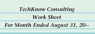 Creating a Worksheet PREPARING THE HEADING OF A WORK SHEET Heading contains 3 lines page