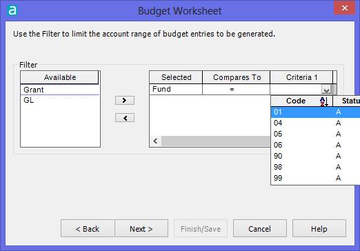 - - BLANK (Blank Worksheet) - stops the wizard and creates a worksheet with column headings and allows you to enter data manually in the rows.