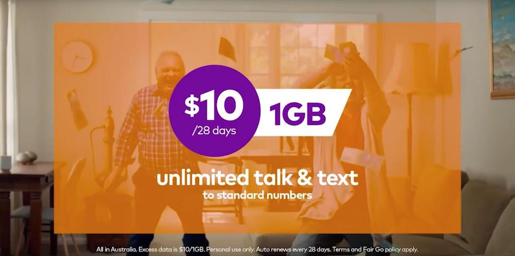 Just what you need Launched the Just What You Need marketing campaign in Nov 2017 Focused on the small but mighty $10 phone plan, offering Australians who regularly