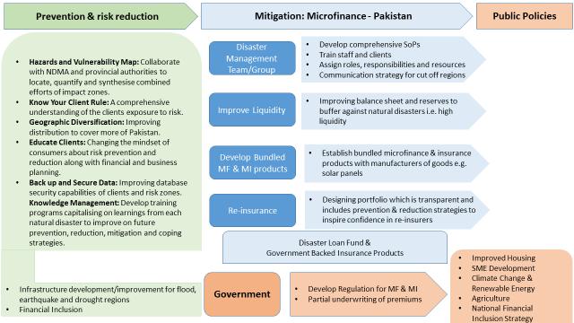 B. Summary Overview of DRM system Pakistan Microfinance Sector Figure 6: Overview of DRM System Pakistan Microfinance Sector The focus of the toolkit has been on risk assessment, DRM mapping and
