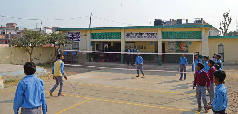 In Rajkriya Government Primary School in Solan, we constructed a Badminton court and distributed sports supplies education level and employment opportunities for the SC/ST/PC (Physically Challenged)